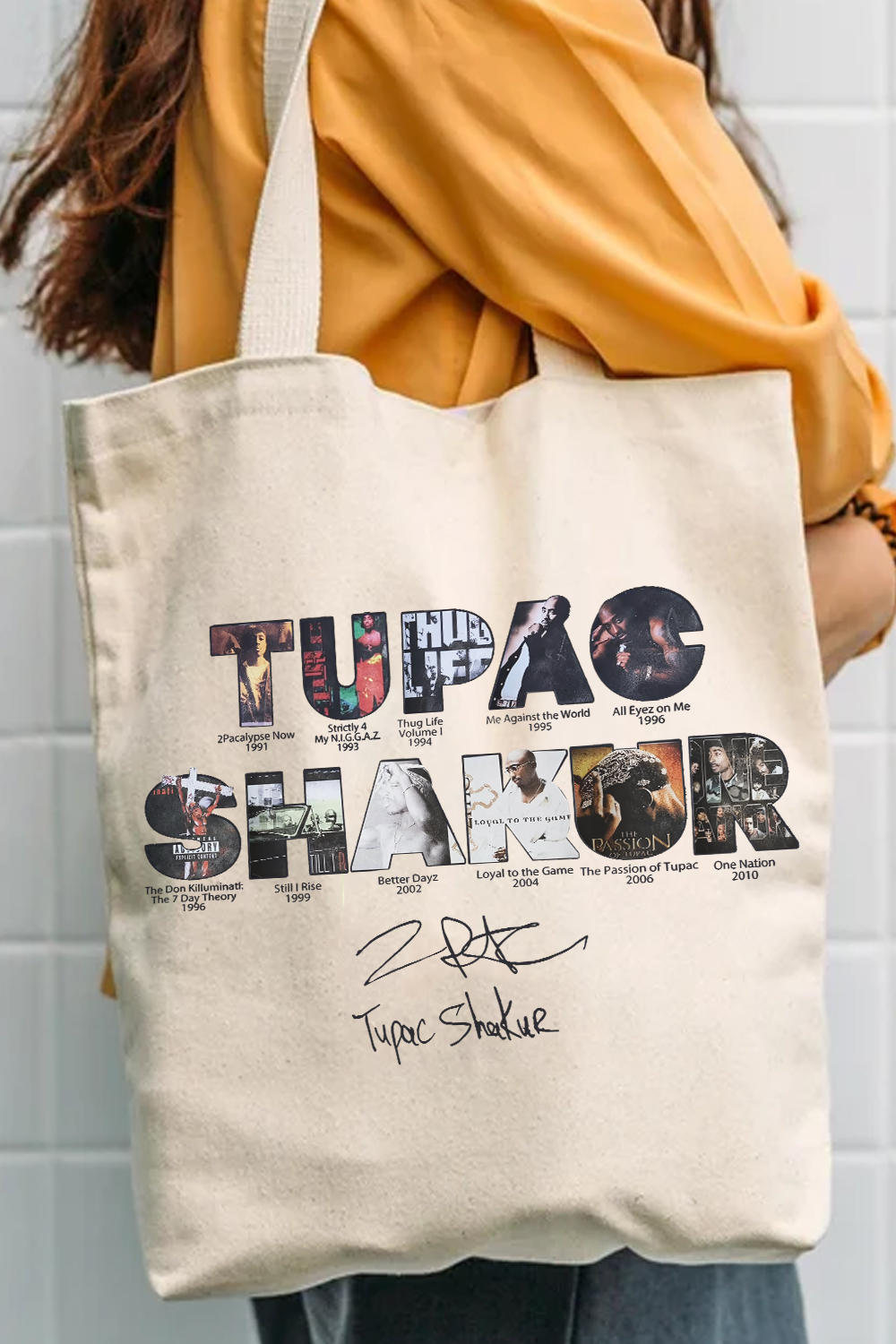 2PACS HAKUR ALBUM Canvas Bag