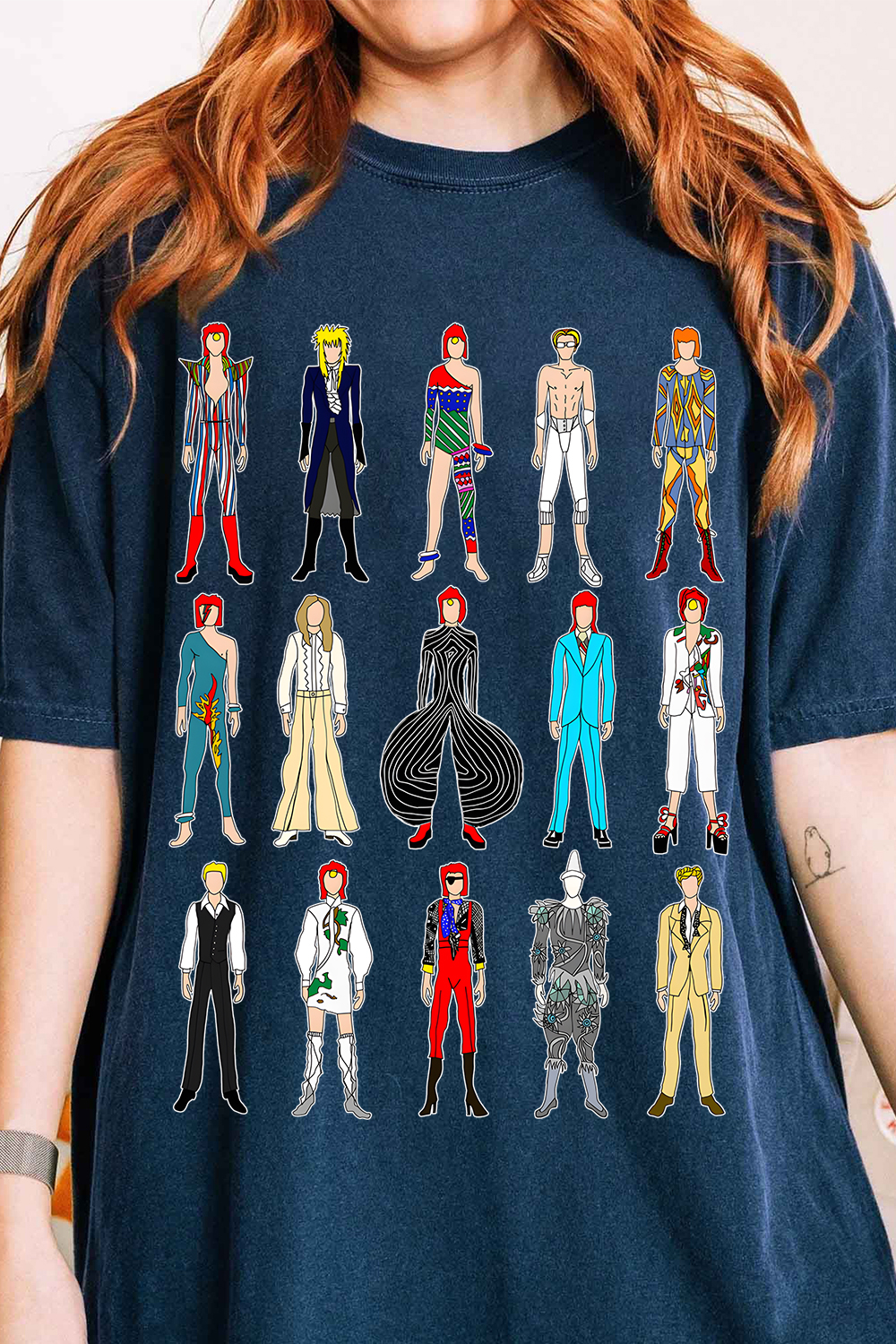 David Bowie Characters T-Shirt