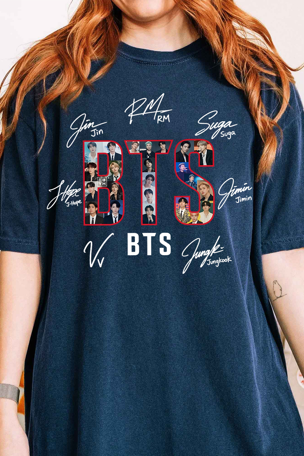 BTS Signature Print Tee