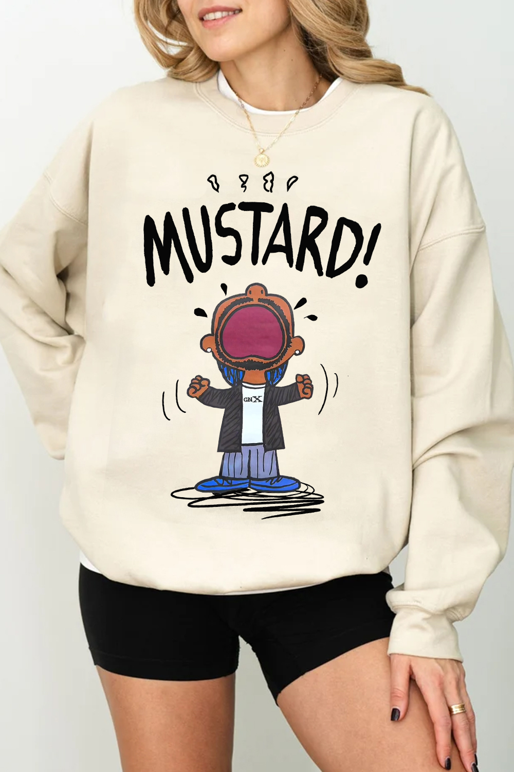 kendricklamar crew neck sweatshirt