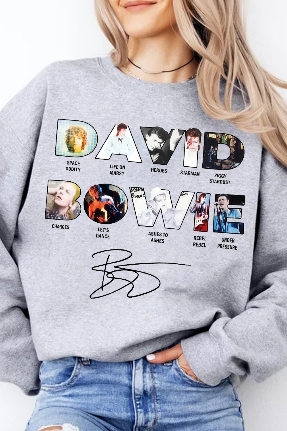 David Bowie Women's Sweatshirt