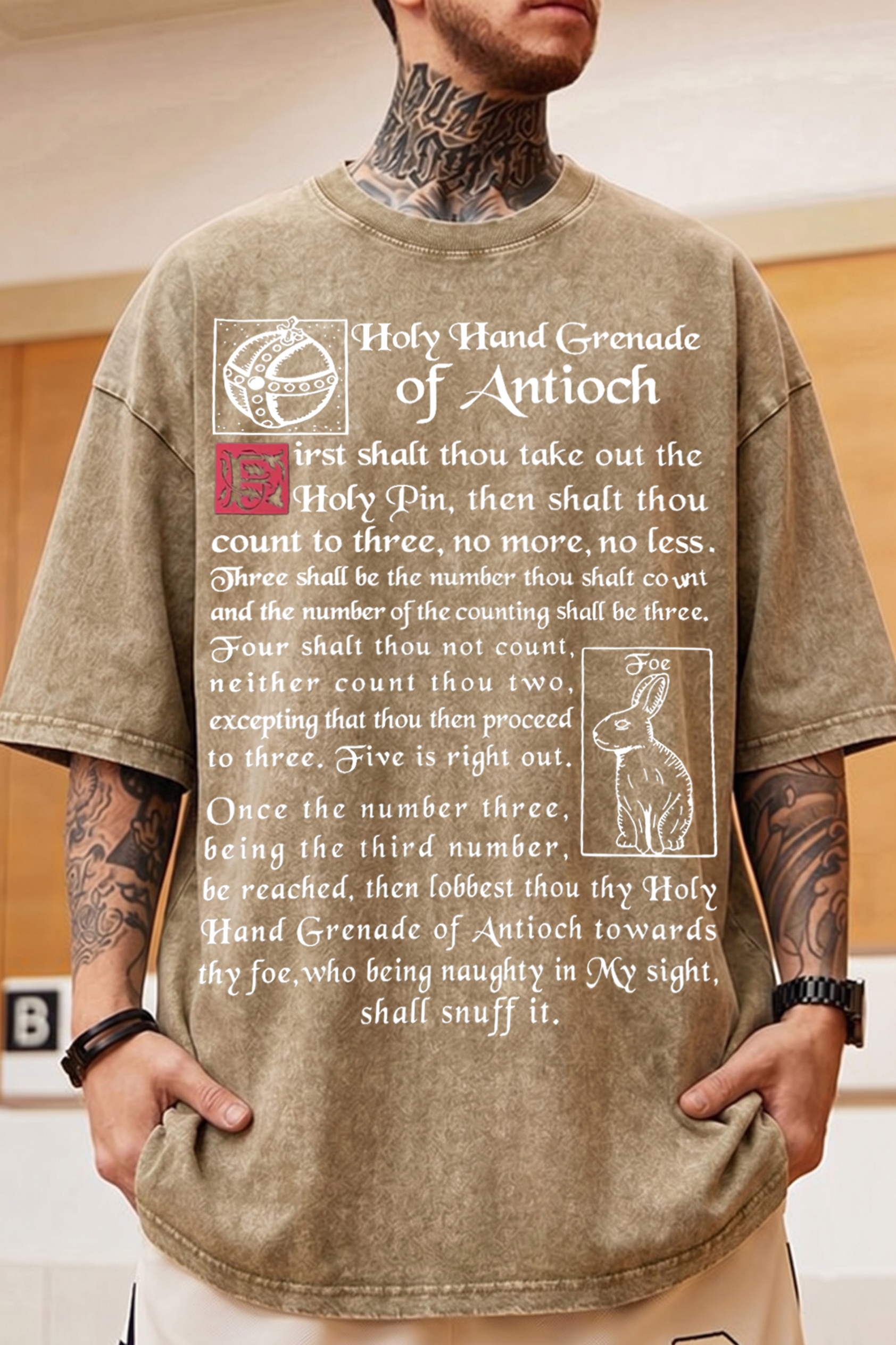 1 2 … 5 🤣 Montypython Washed Cotton Tee