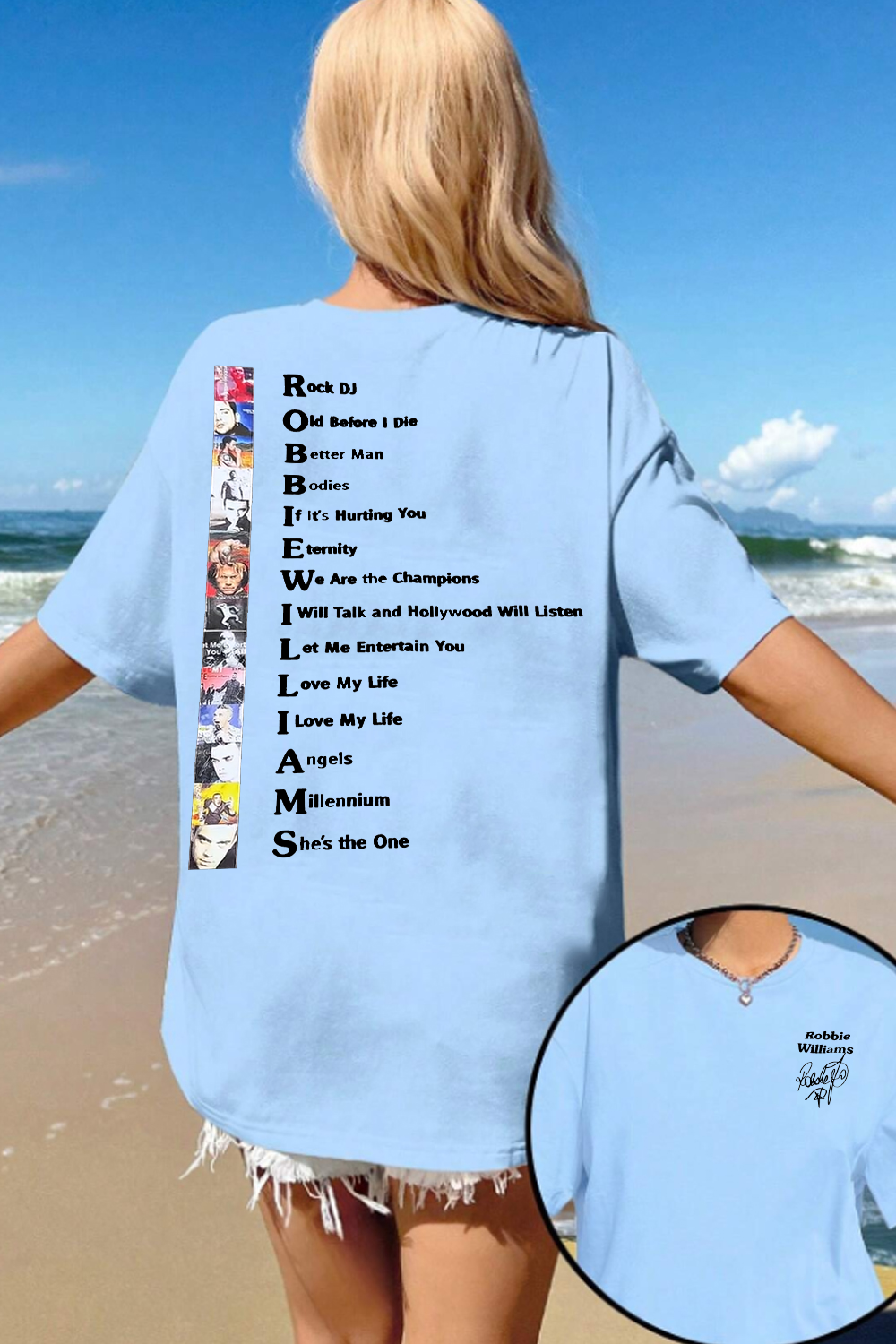 Robbie Williams Tour 2025 Shirt For Women