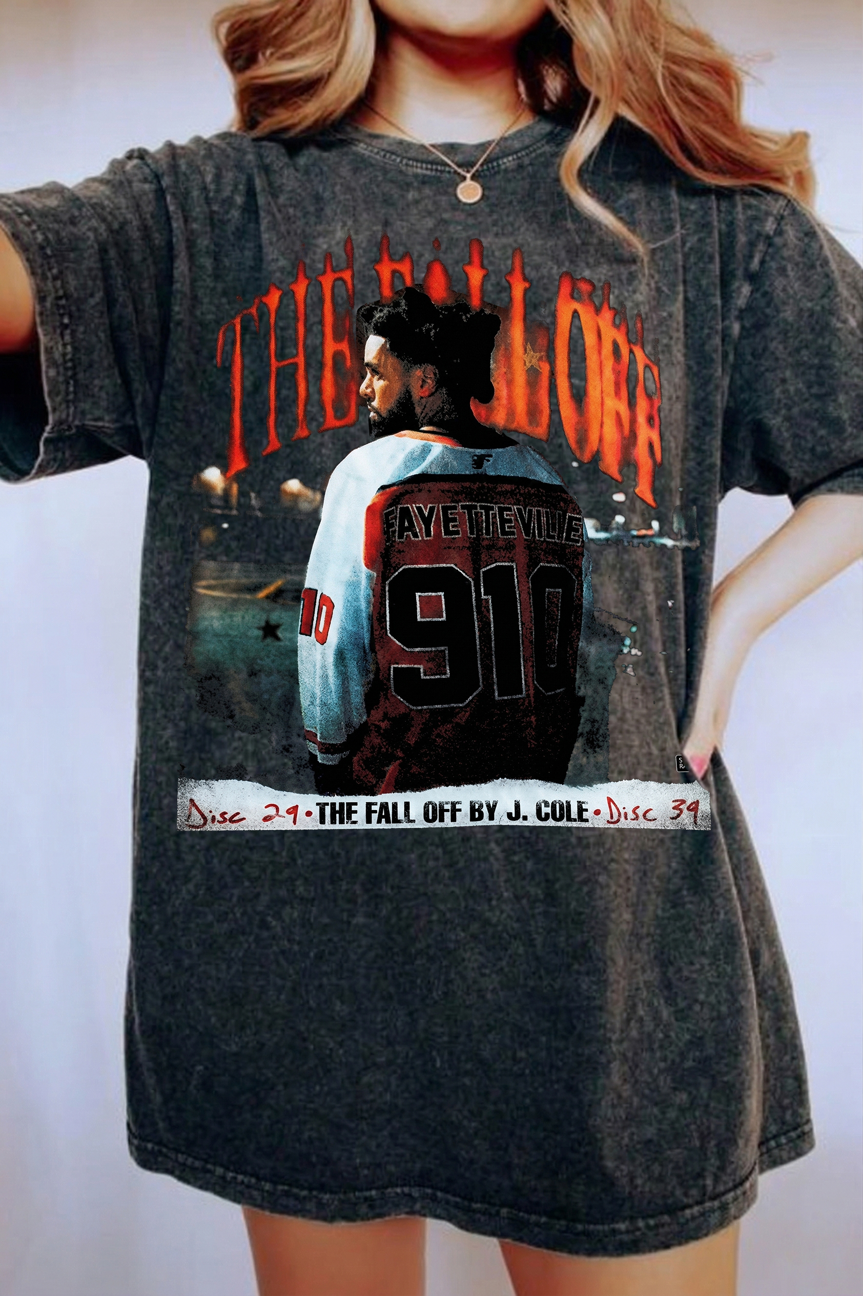 The Fall Off Drop For J. Cole Fan Washed Cotton Women's Tee