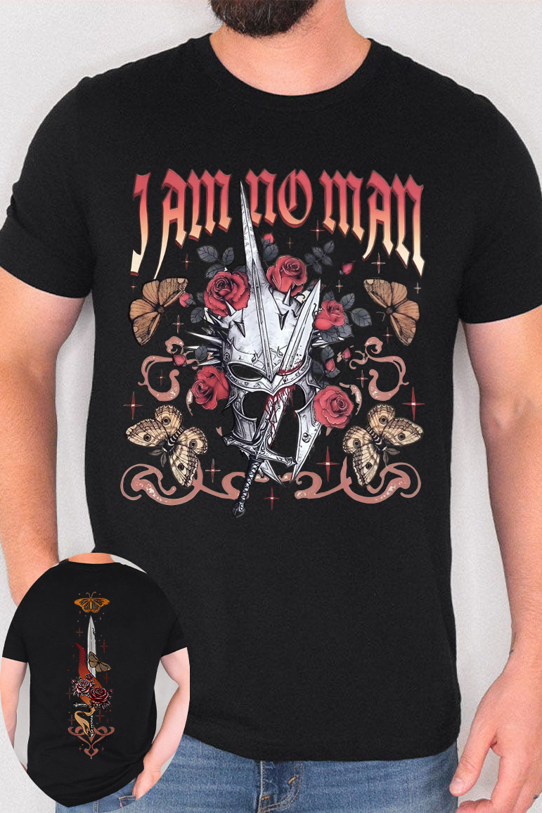 The Lord of the Rings cartoon double-sided print short-sleeved loose T-shirt