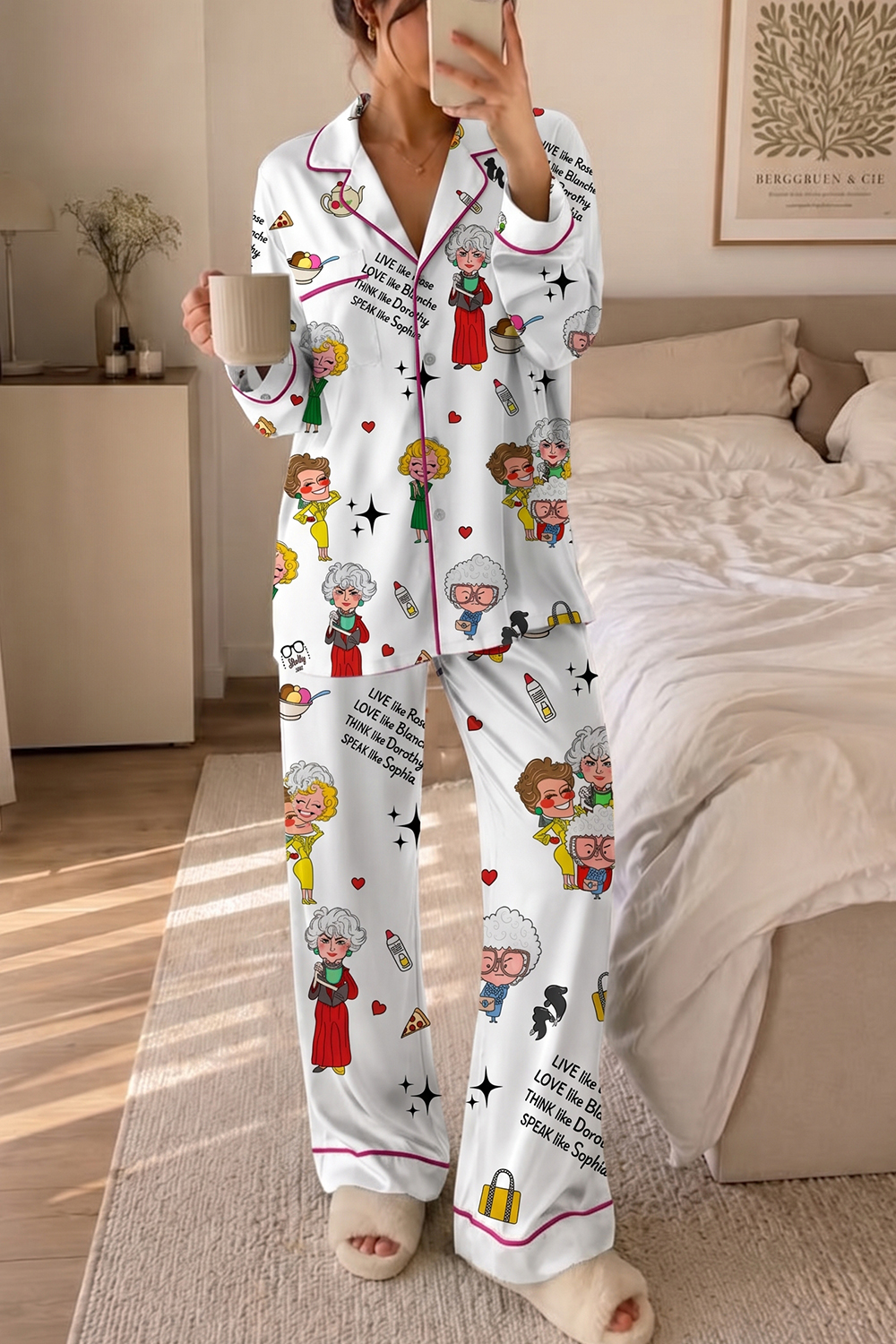 The Golden Girls Long Pajama Set