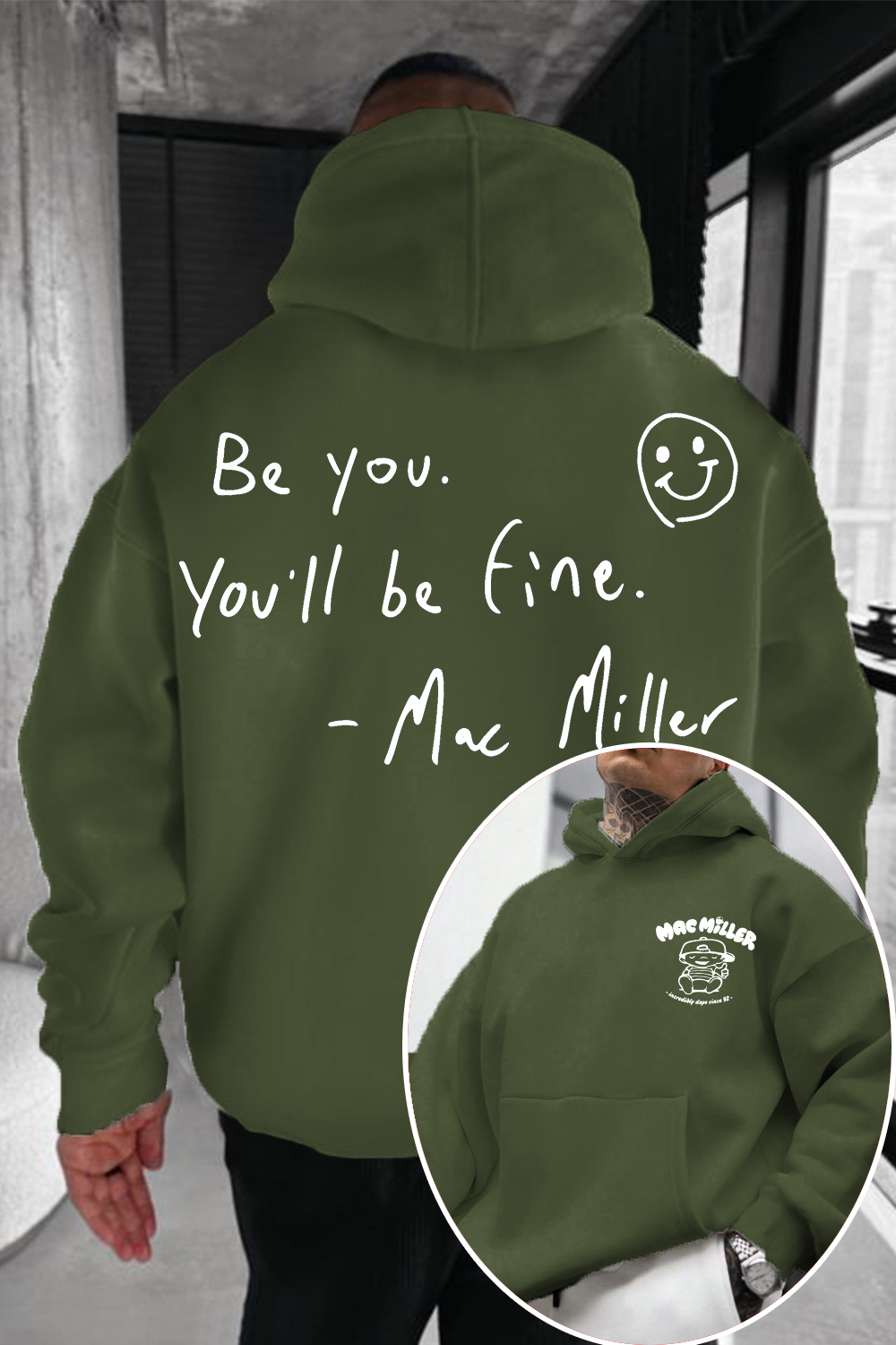 Mac Miller Be You You'll Be Fine Hoodie