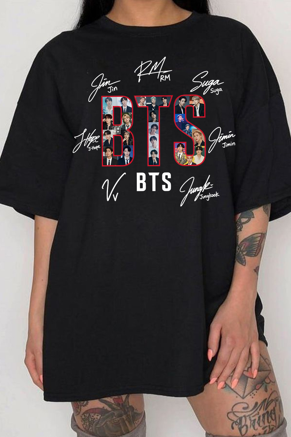 BTS Signature Print Tee