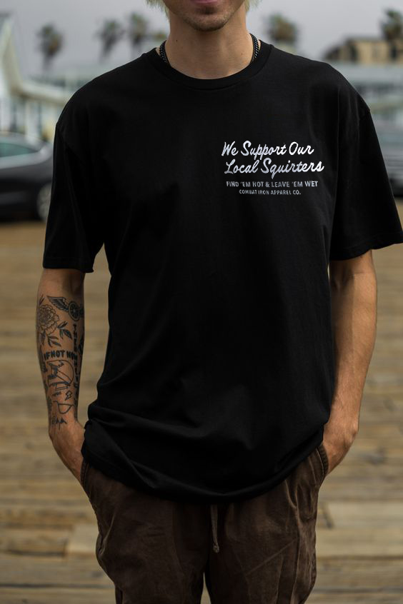 Personalized front and back printed short-sleeved men's T-shirt