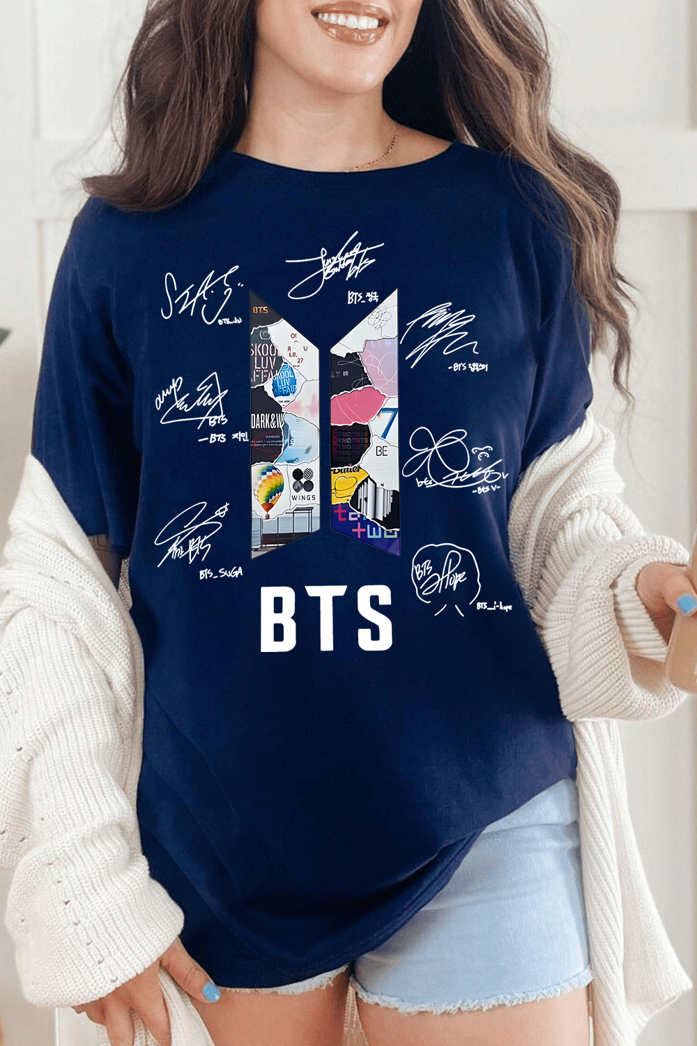 Happy 12th Anniversary BTS Short-sleeved T-shirt