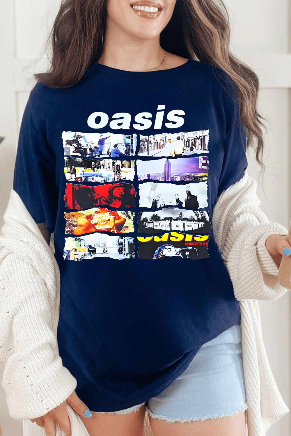 Oasis Unisex T Shirt Definitely Maybe Promo Official Reunion Tour 2025