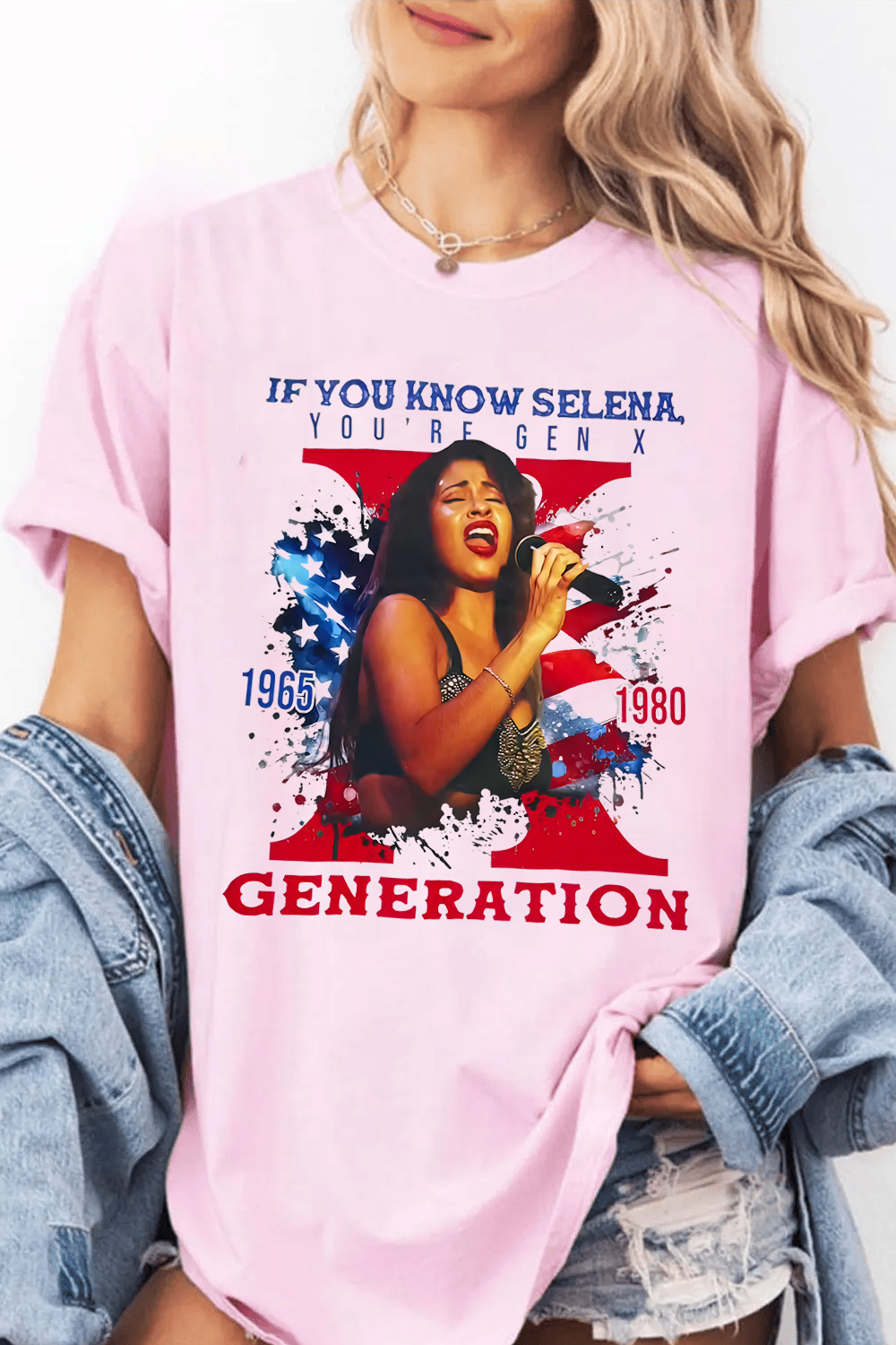 selenaquintanilla Print Short Sleeve T-Shirt