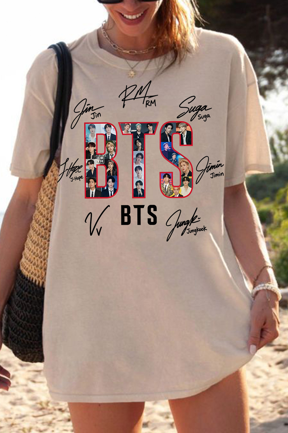 BTS Signature Print Tee