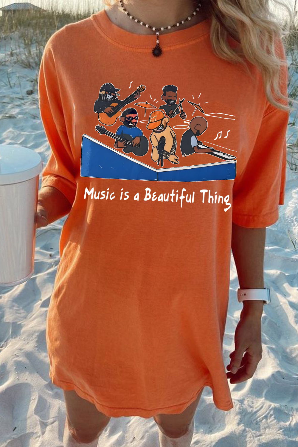 Mac tiny desk women tshirt