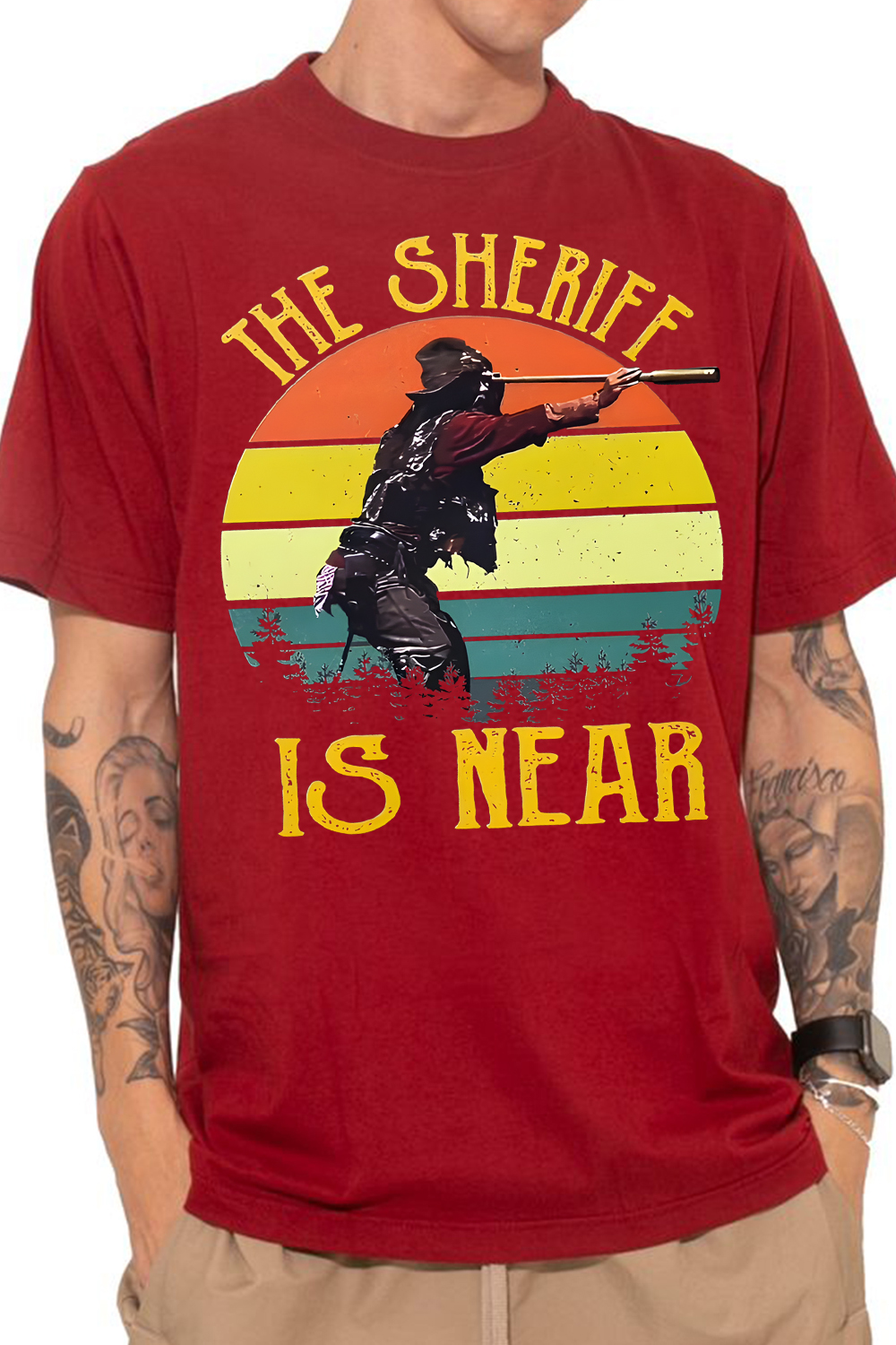The Sheriff is near  blazingsaddles tee