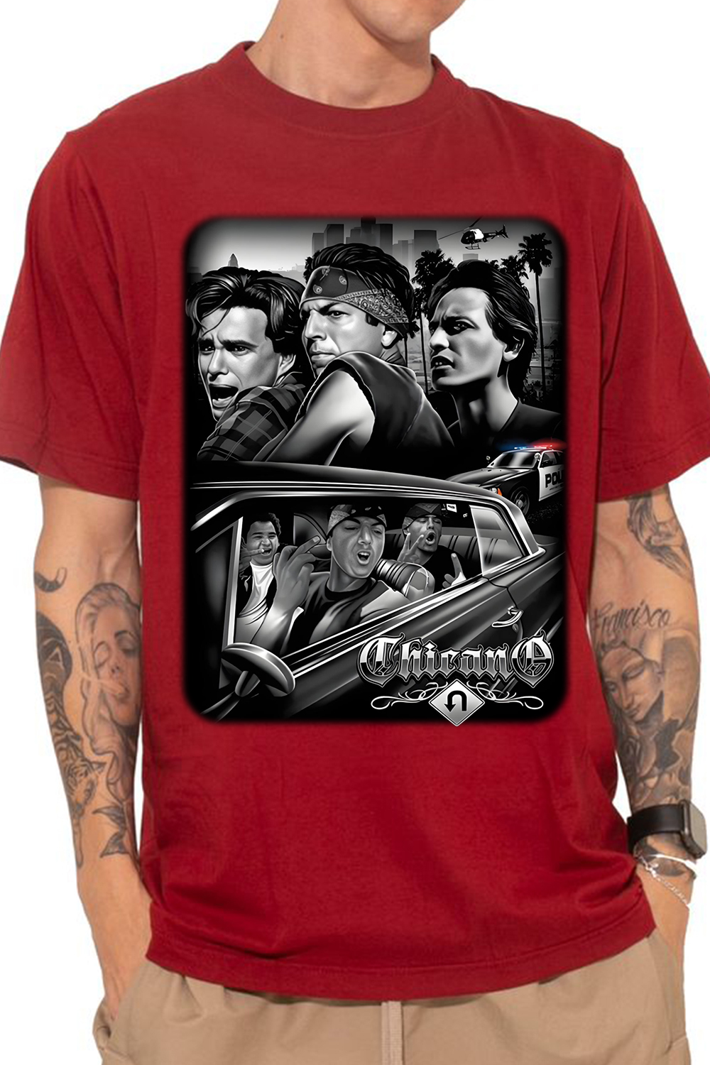 Chicano U Turn T Shirt