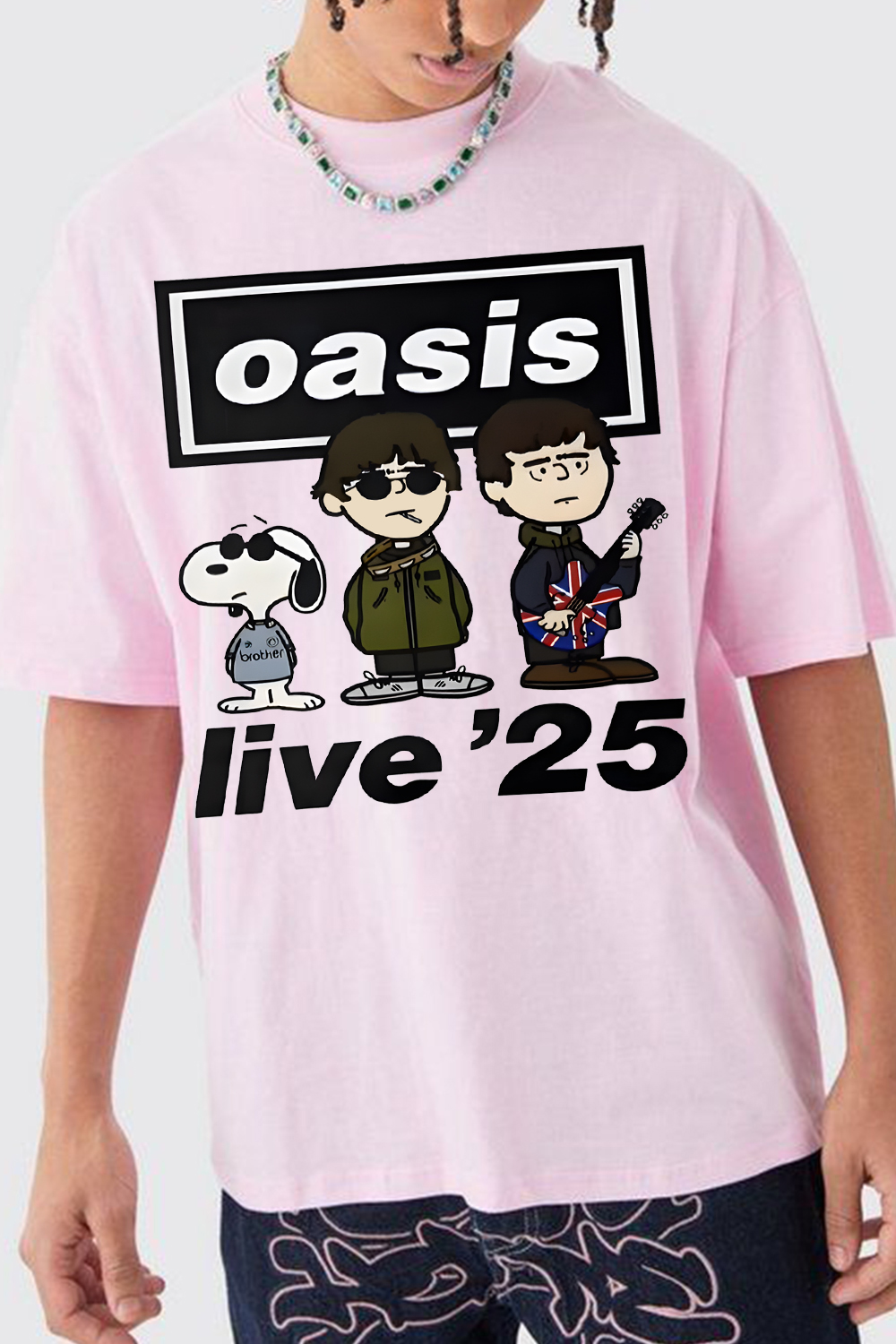 Snoopy x oasis tee