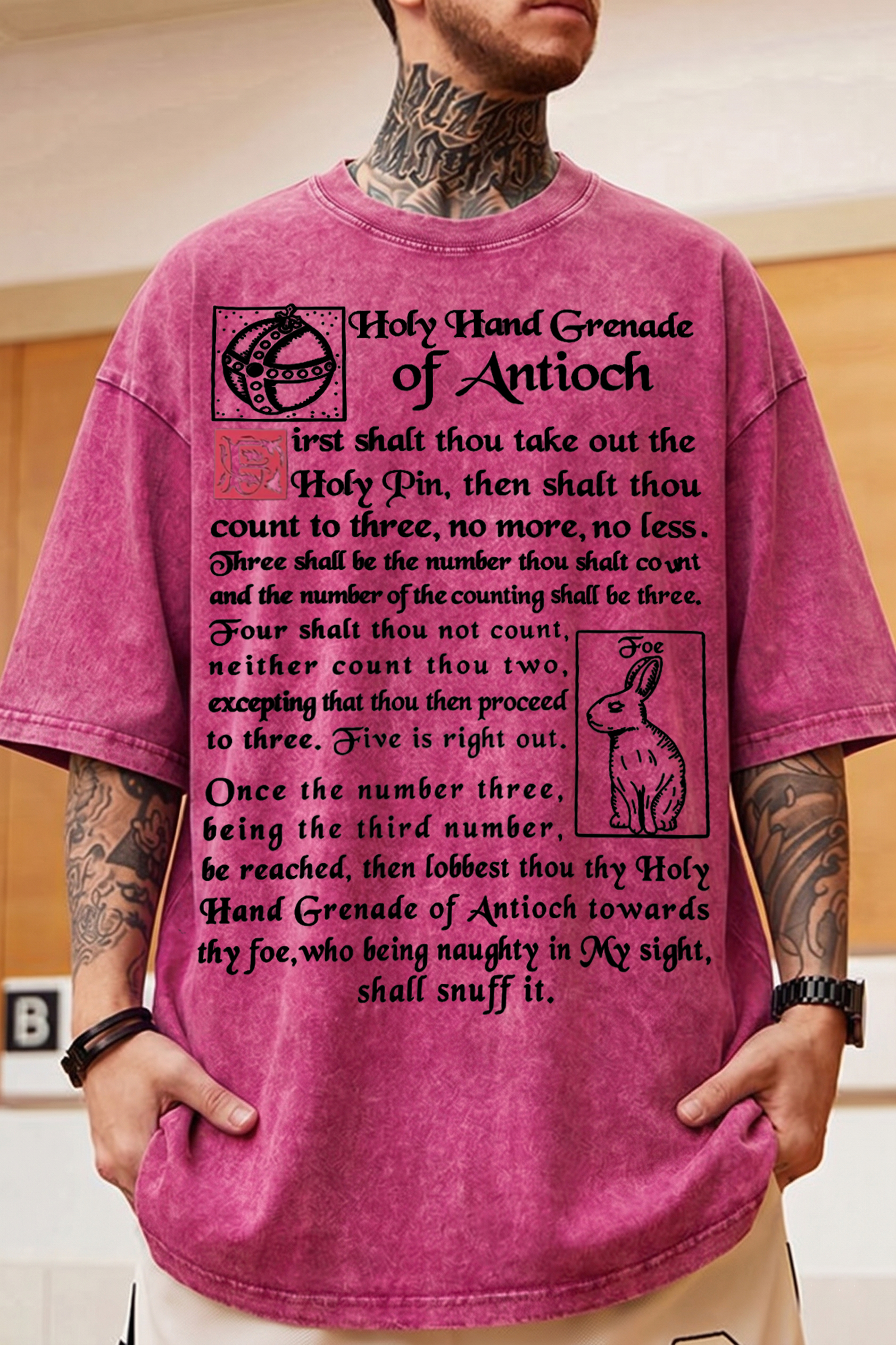1 2 … 5 🤣 Montypython Washed Cotton Tee