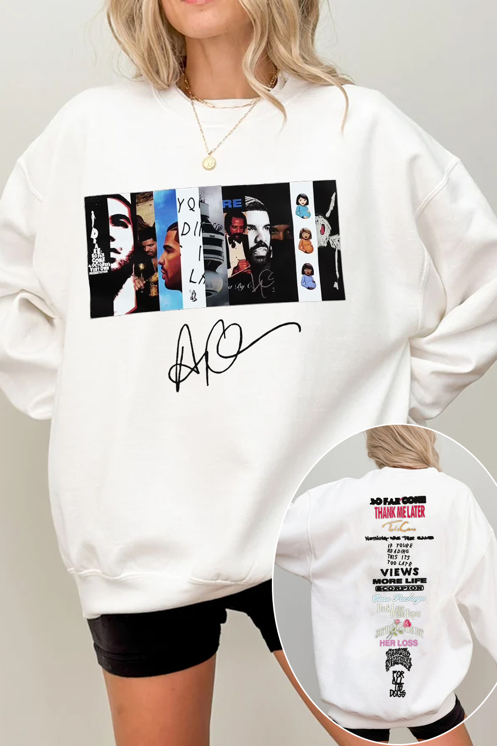 DRAKE crew neck sweatshirt