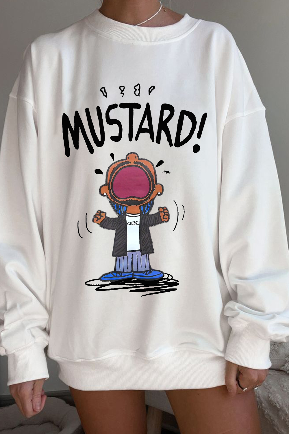 kendricklamar crew neck sweatshirt