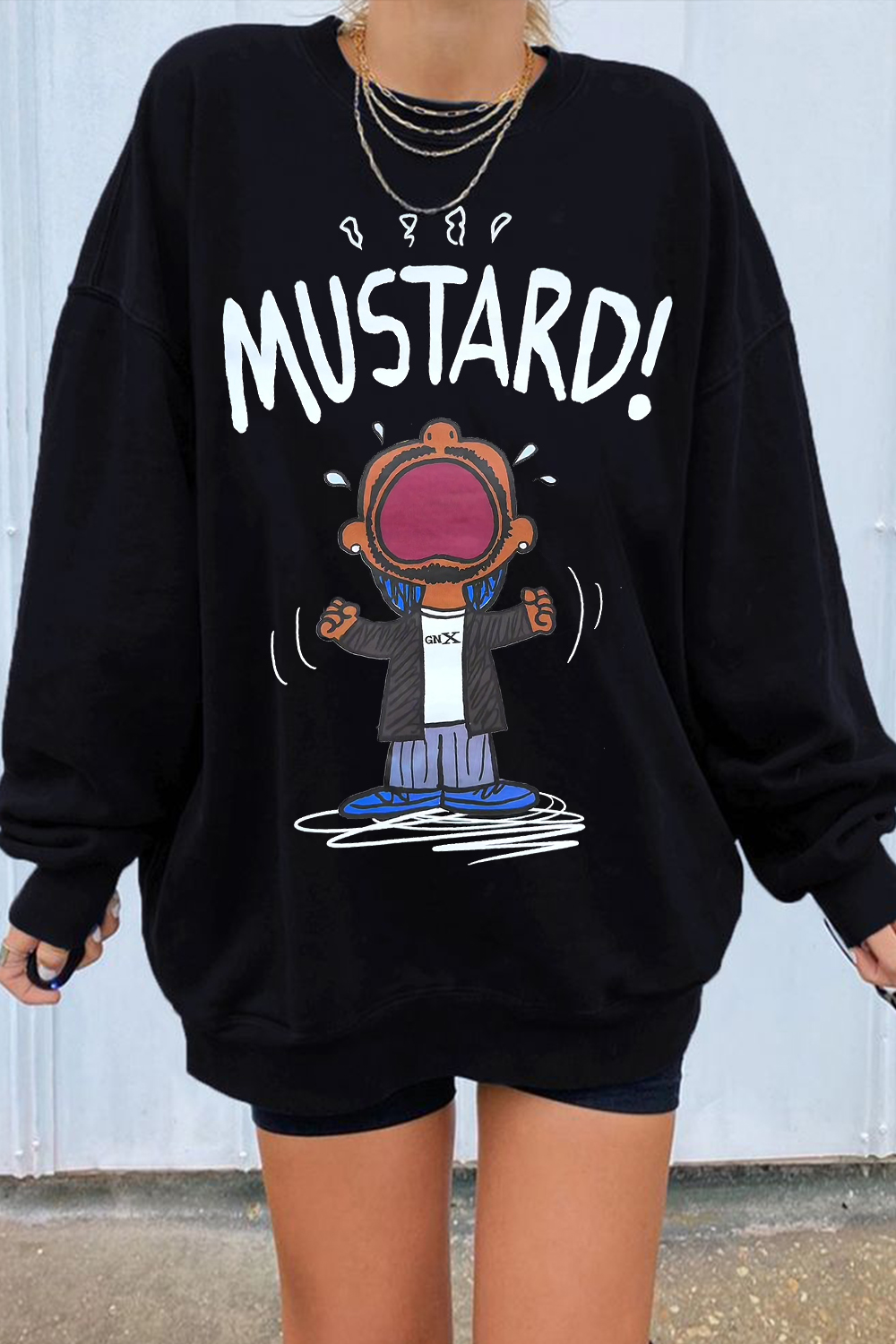 kendricklamar crew neck sweatshirt