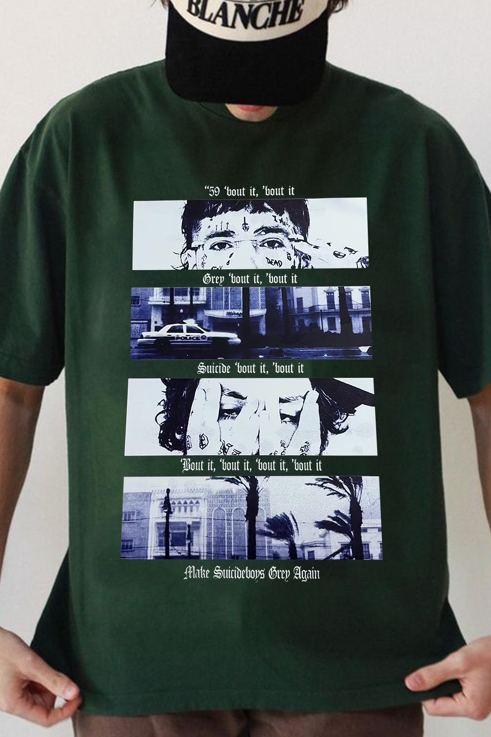 $uicideboy$ printed personalized men's t-shirt