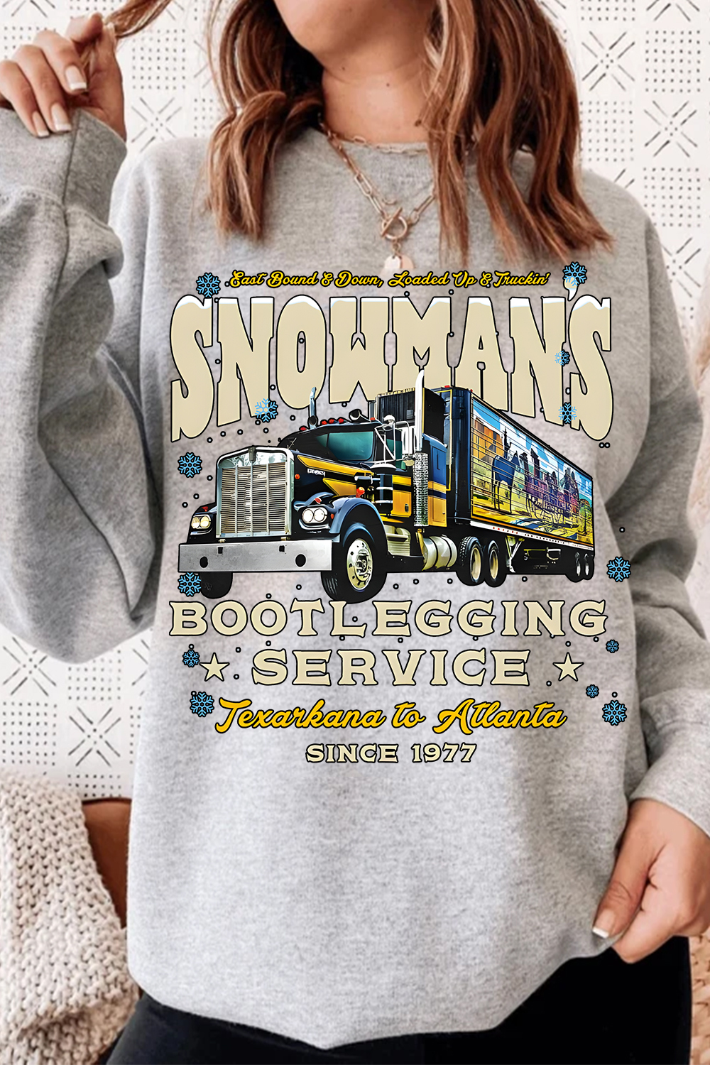 Christmas Smokey and the Bandit Women Sweatshirt