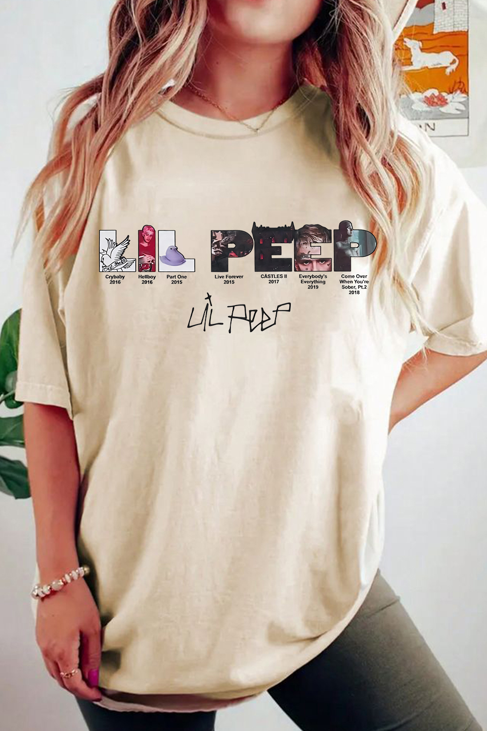 lilpeep fan t-shirt