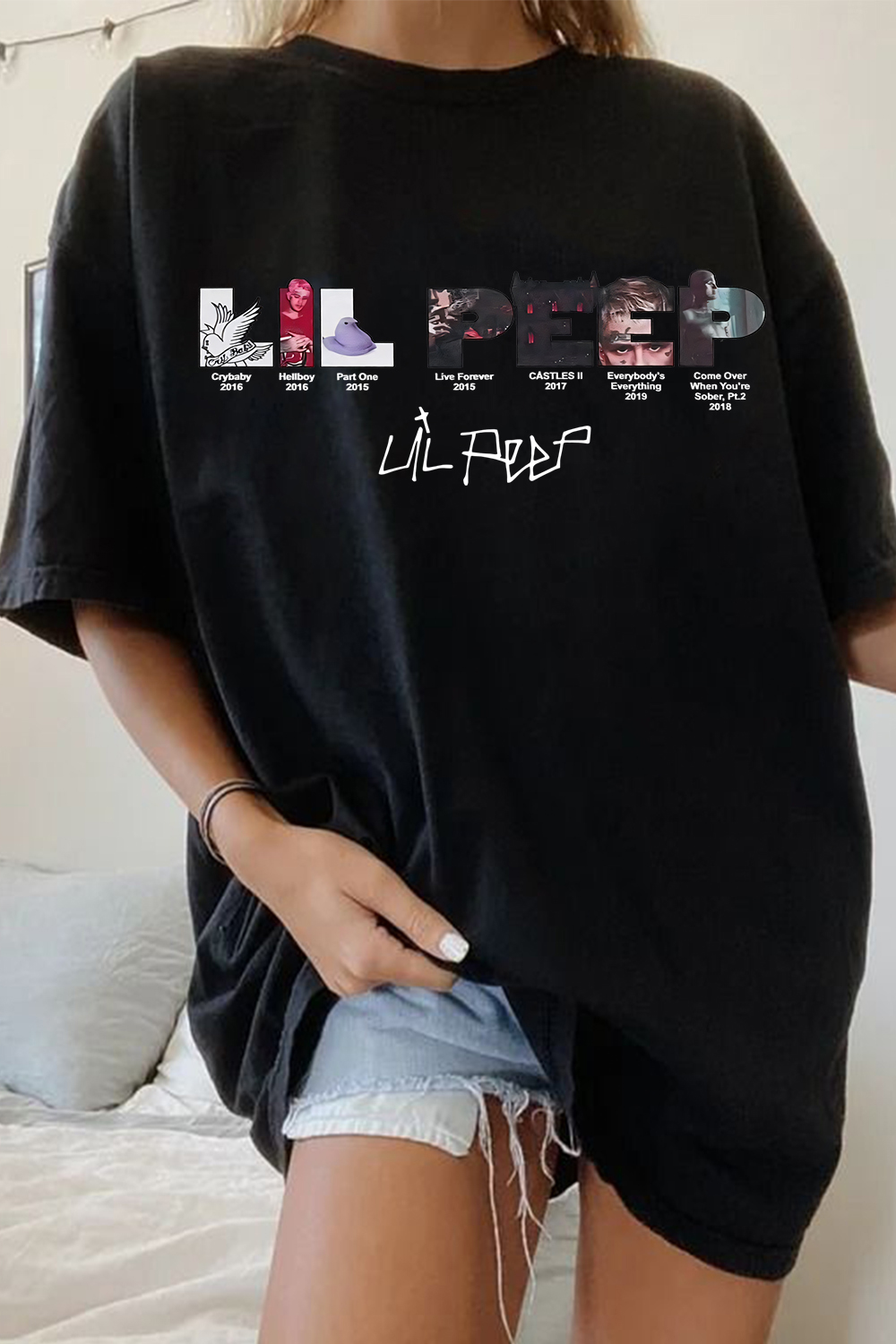 lilpeep fan t-shirt