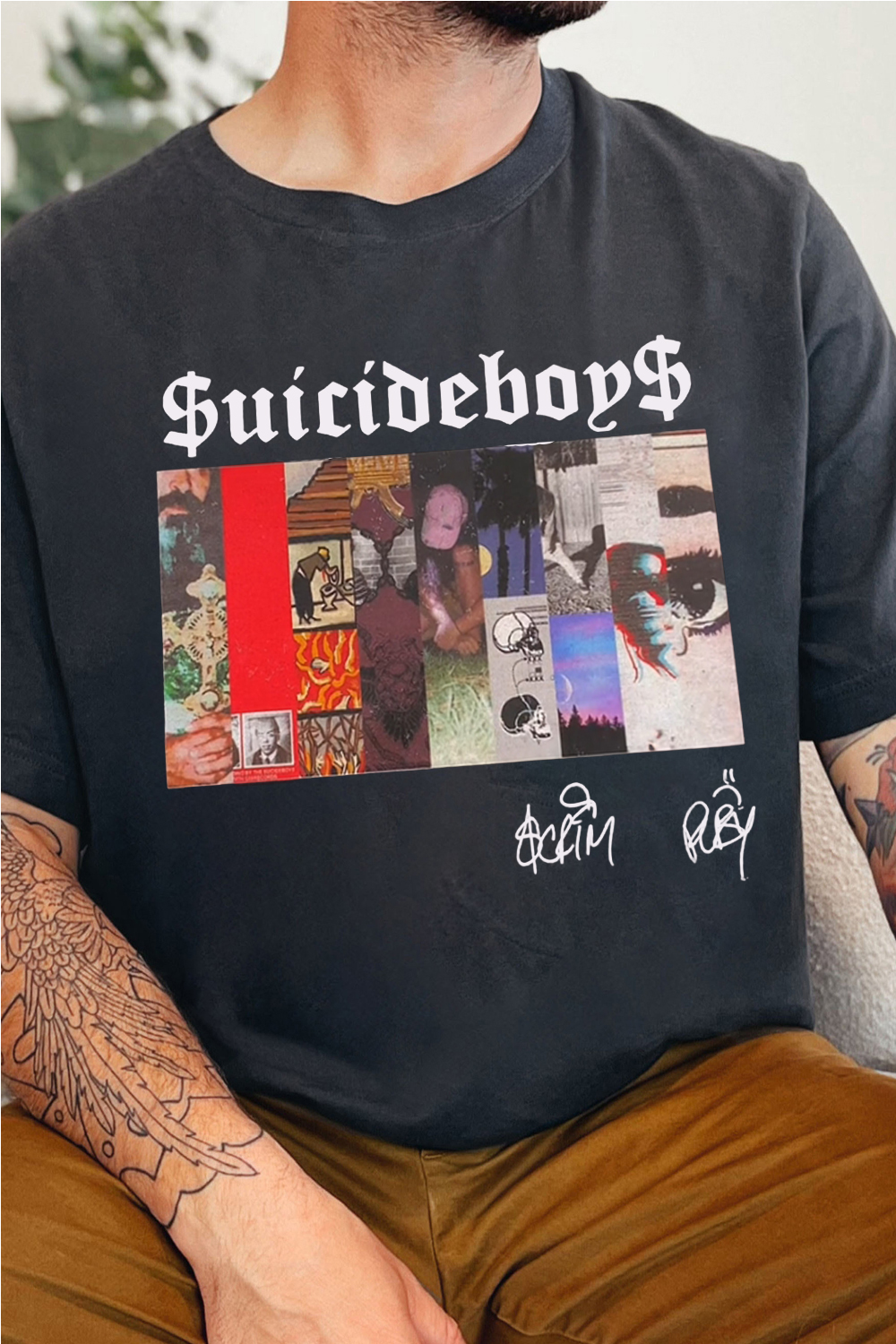 $uicideboy$ printed men's short-sleeved T-shirt