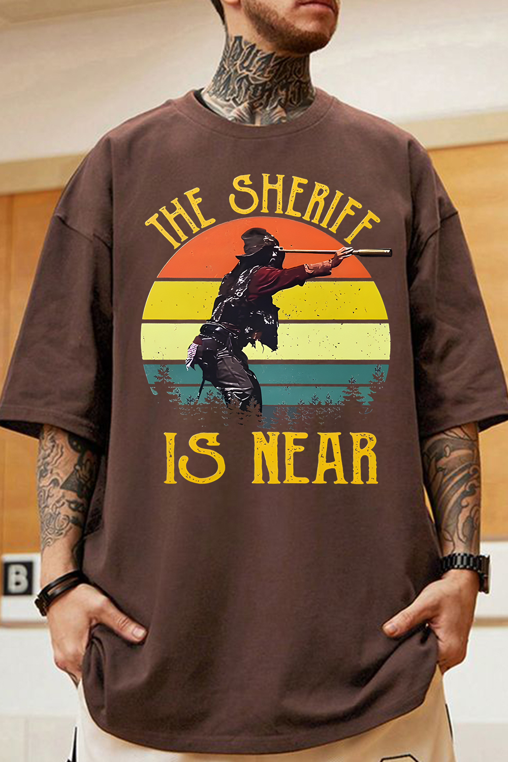 The Sheriff is near  blazingsaddles tee