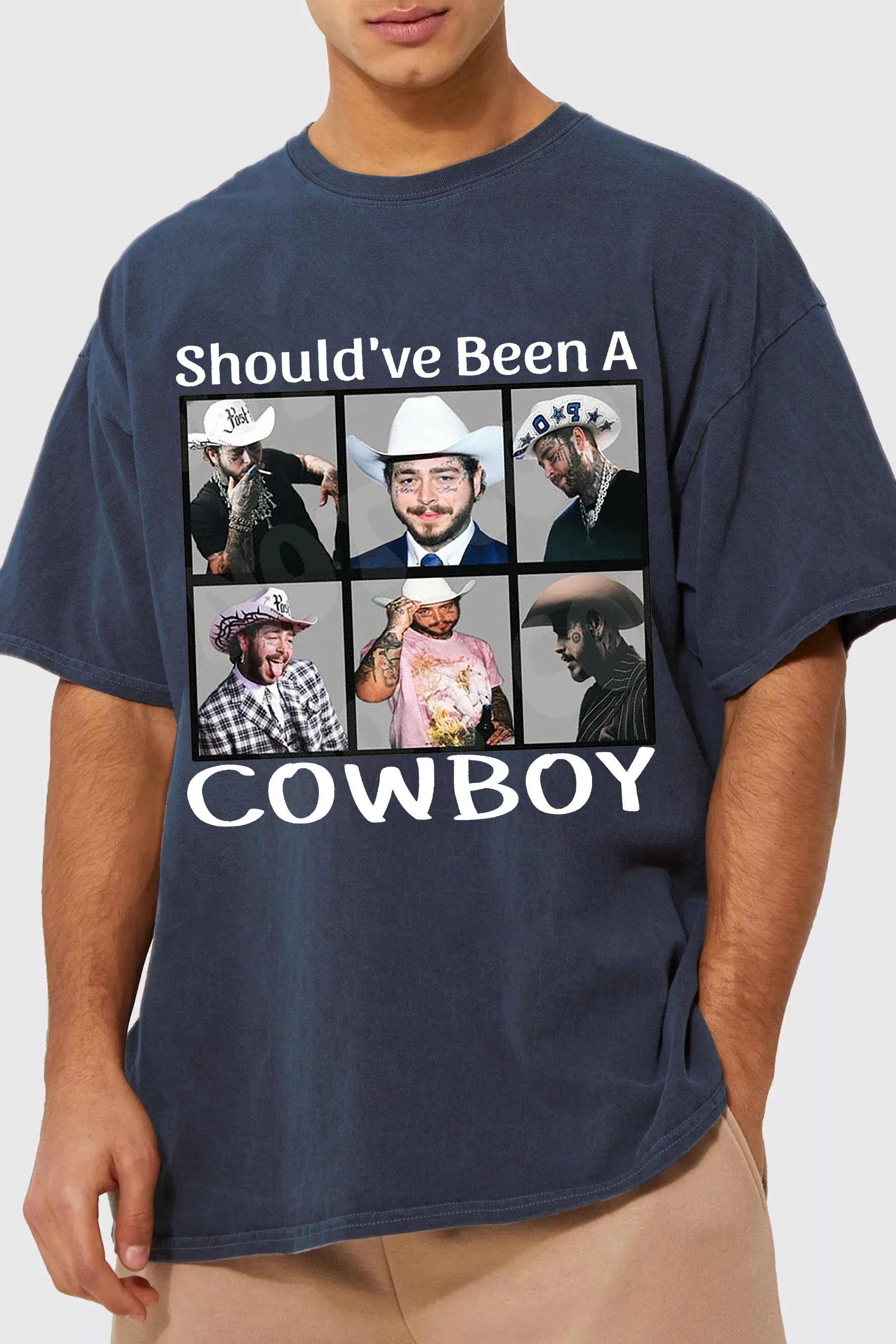 Post Malone ��Should��ve Been A Cowboy�� T-Shirt-MEN