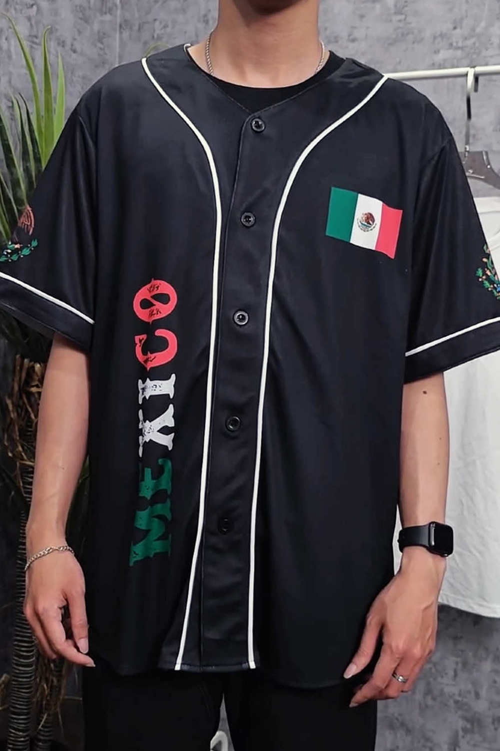 Mexico For Life Baseball Jersey