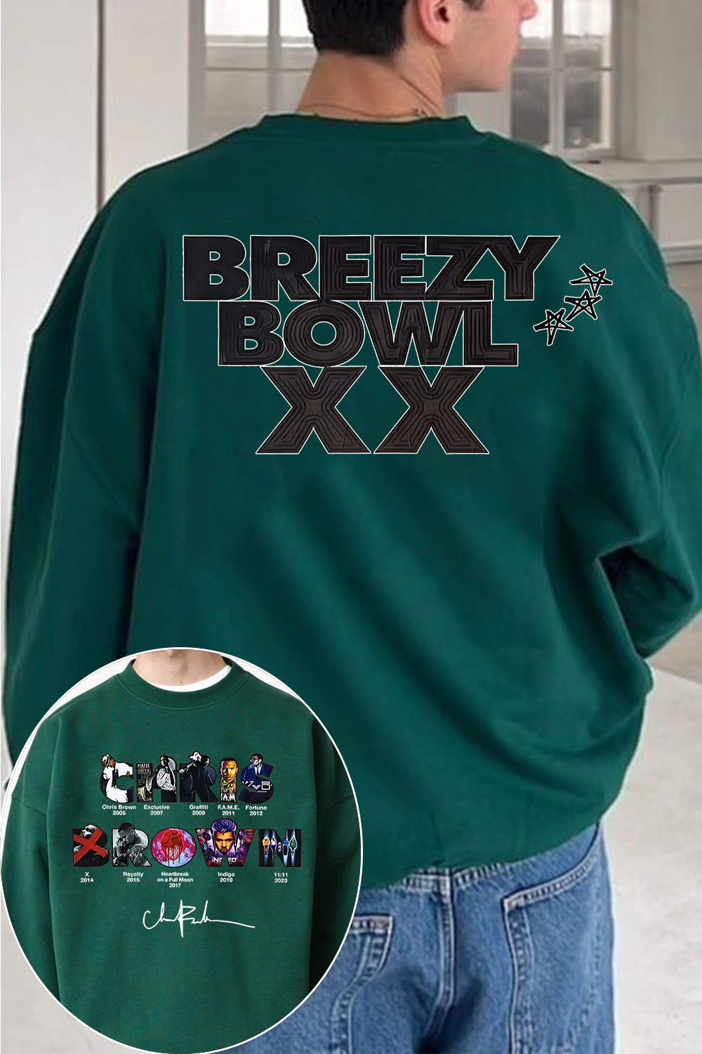Breezy Bowl XX Tour🔥 crew neck long sleeve sweatshirt