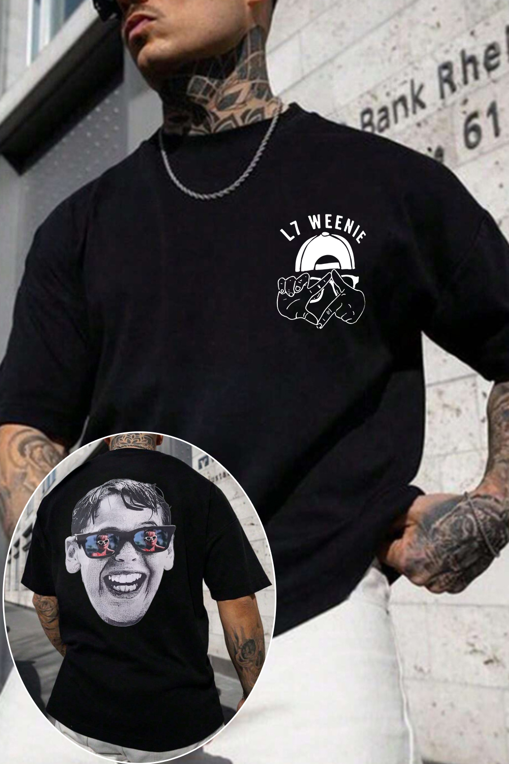 L7 Weenie 2-side printed T-shirt