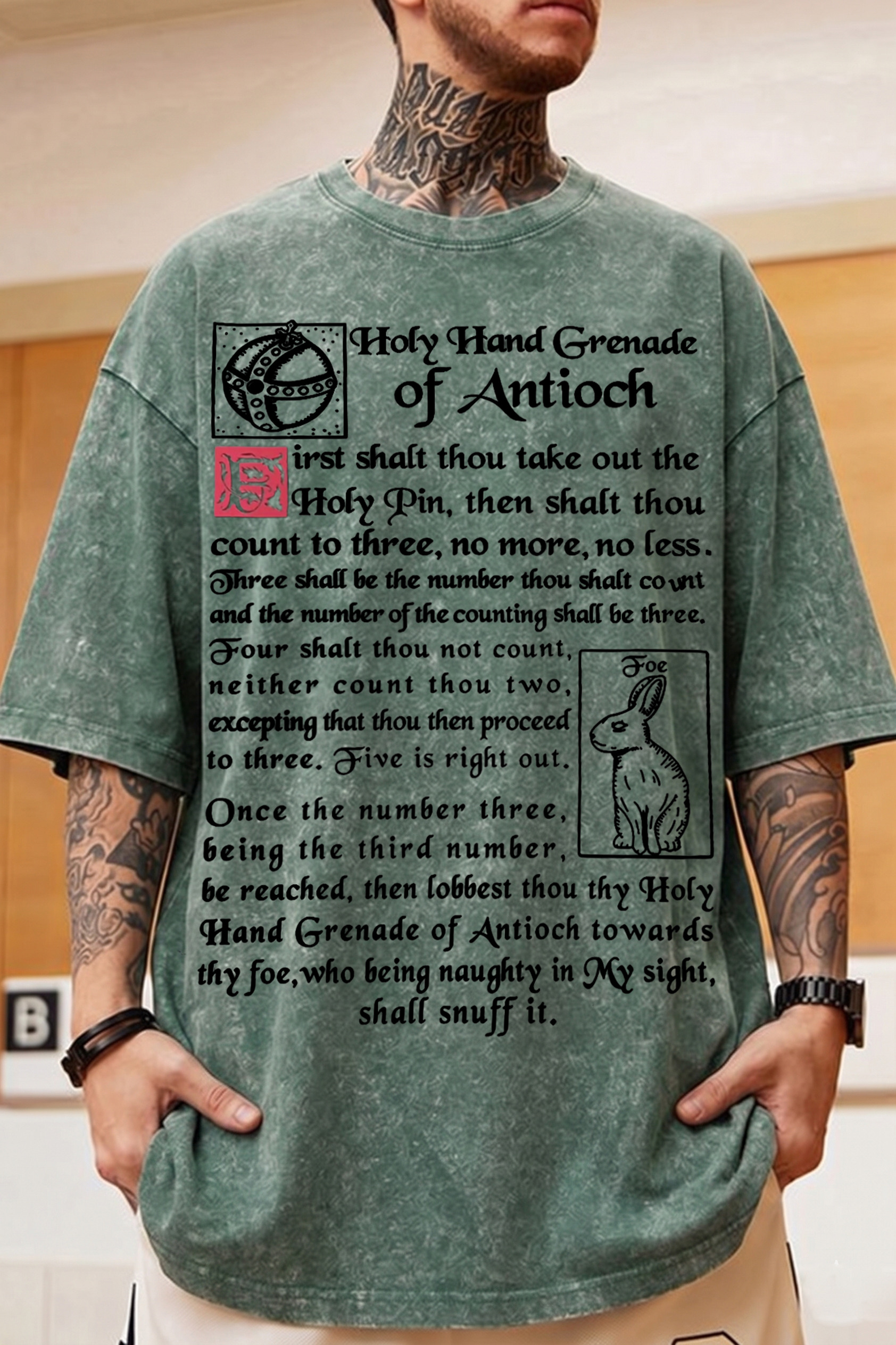 1 2 … 5 🤣 Montypython Washed Cotton Tee