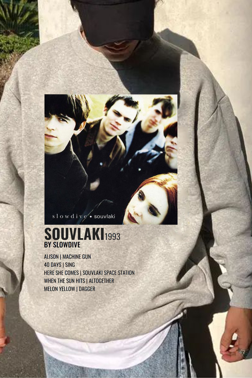 When the Sun Hits Printed Casual Crew Neck Long Sleeve Sweatshirt