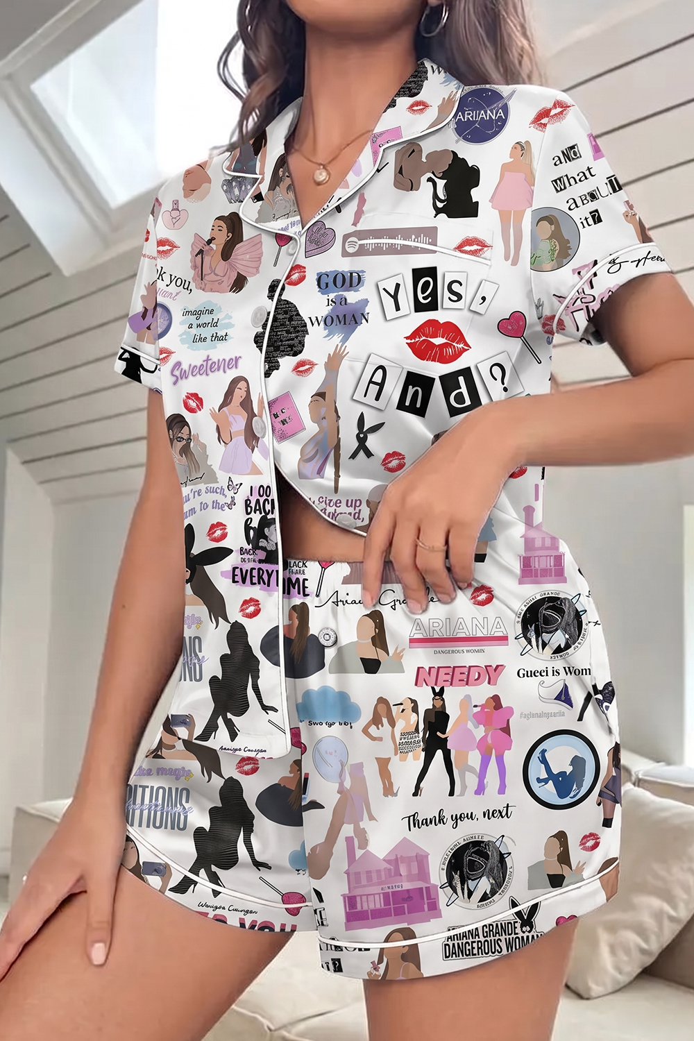 Ariana Grande Yes And Pajamas Set