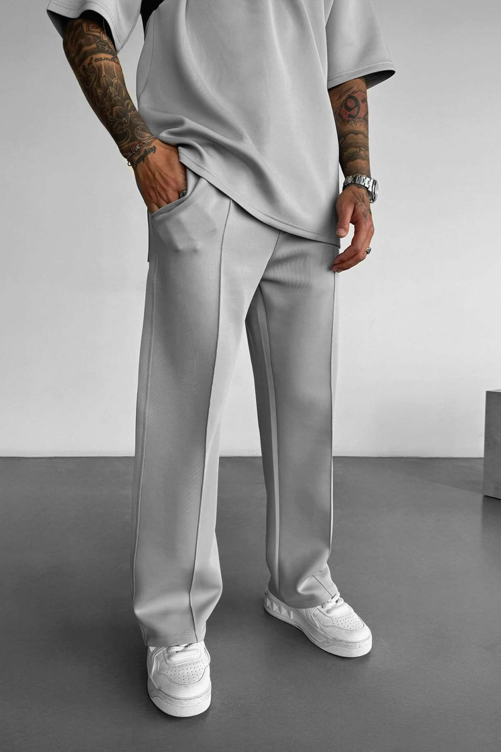 Four Seasons Loose Straight Sports Casual Pants