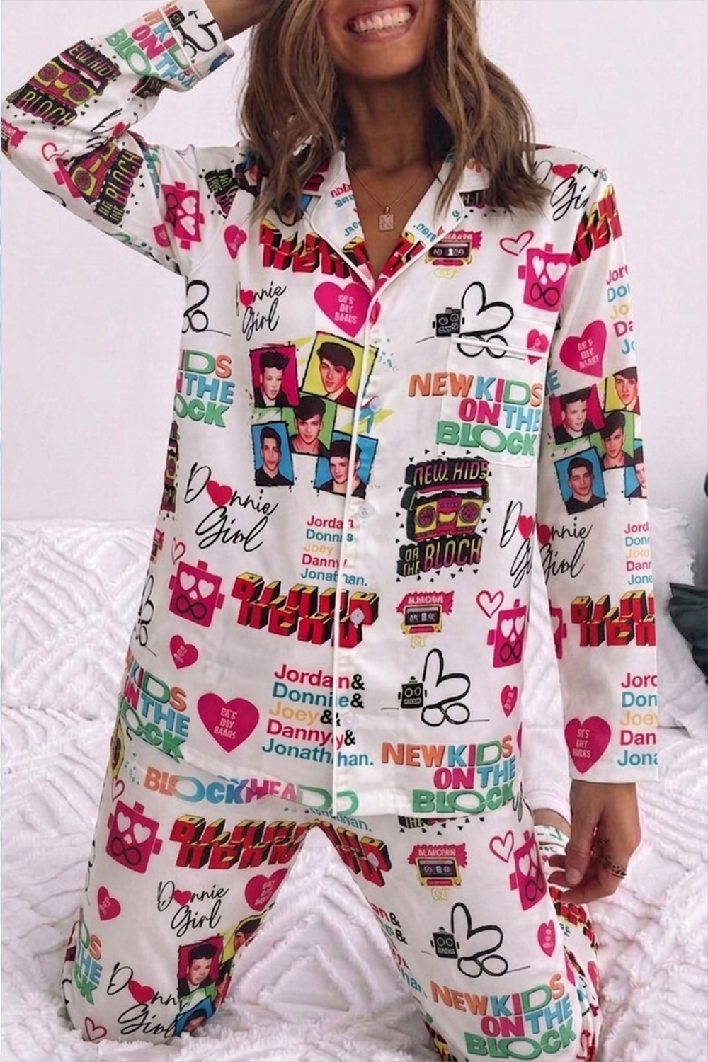 Nkotb Pajamas Set