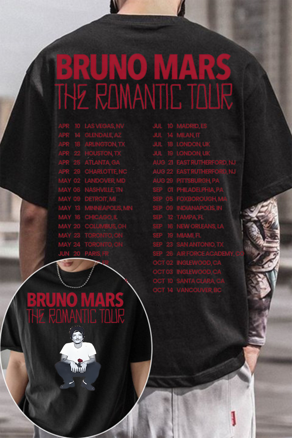 Bruno Mars Concert Tee