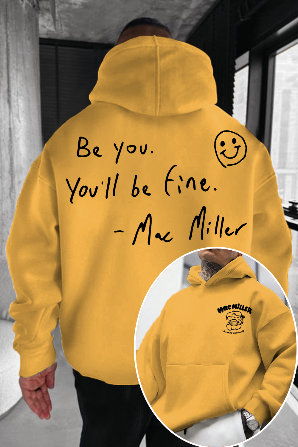 Mac Miller Be You You'll Be Fine Hoodie