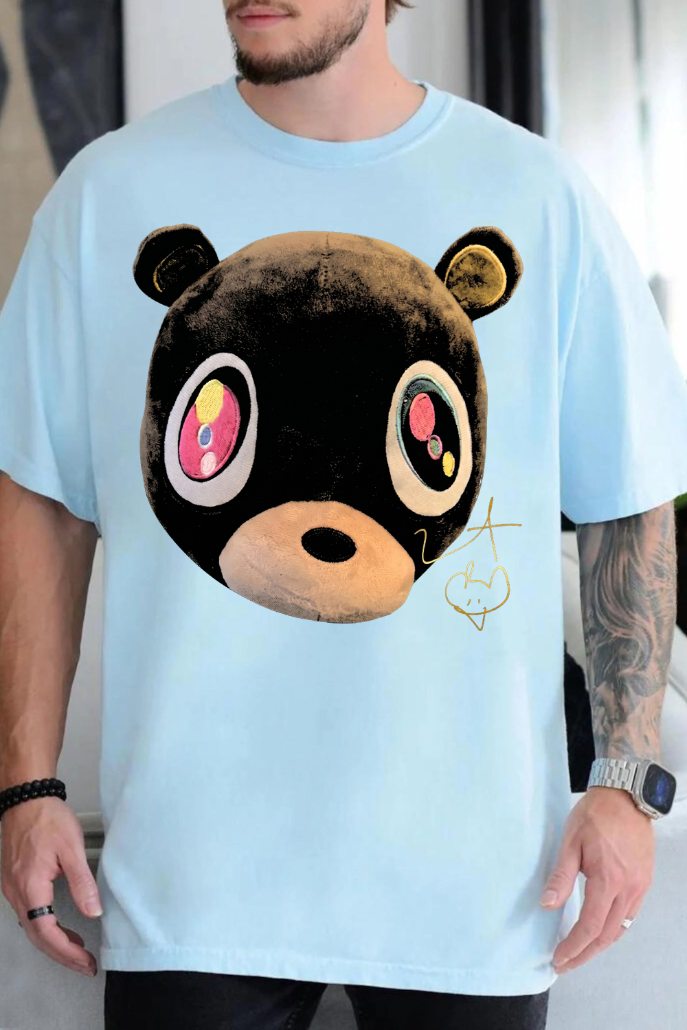 Kanye Graduation Bear Face T-Shirt