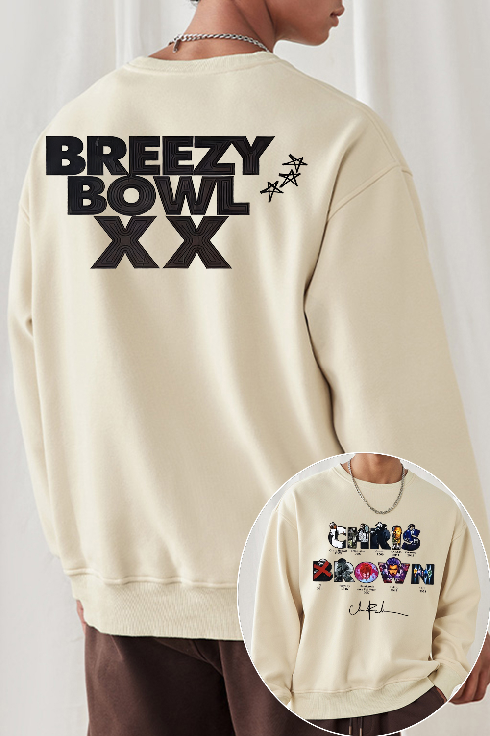 Breezy Bowl XX Tour🔥 crew neck long sleeve sweatshirt