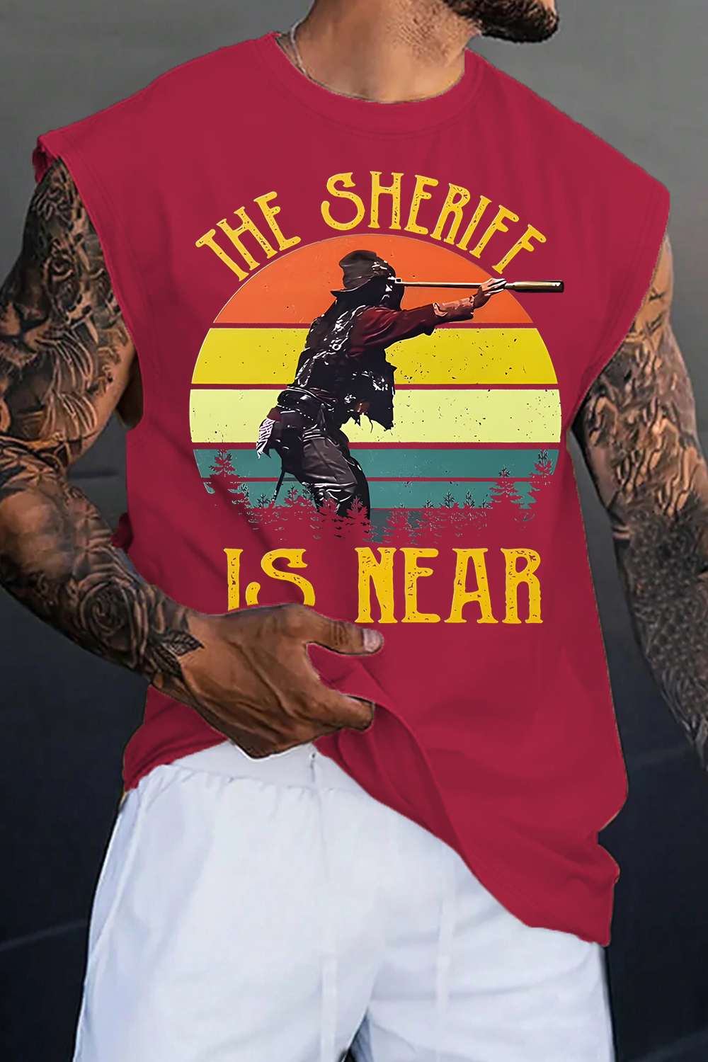 The Sheriff is near  blazingsaddles vest