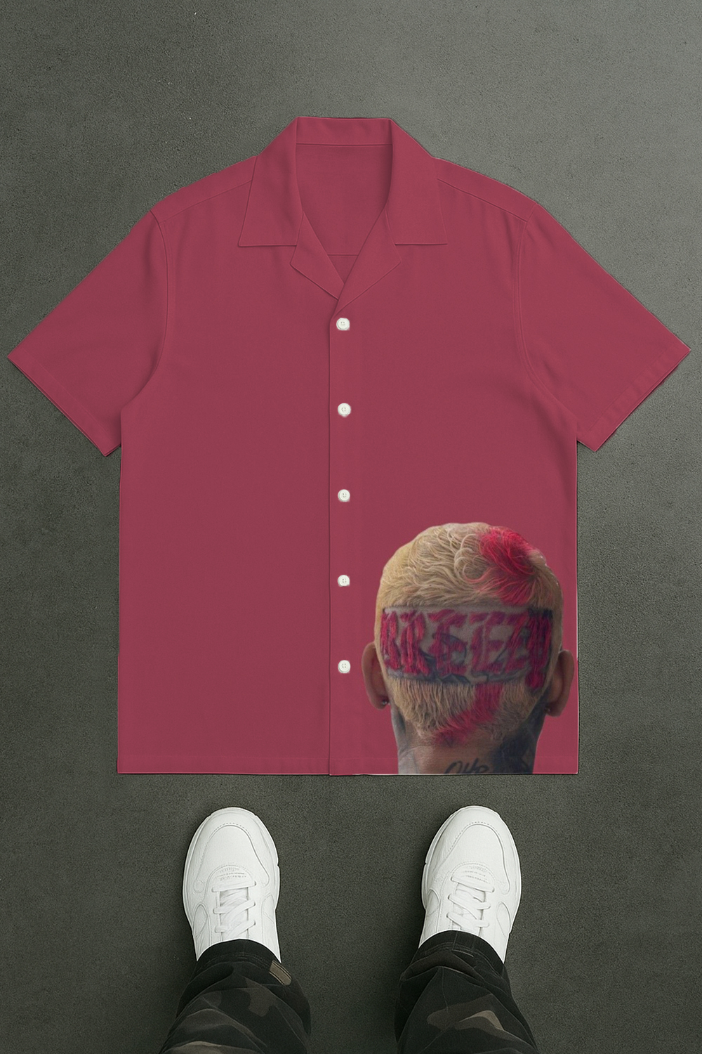 cb fan collar shirt