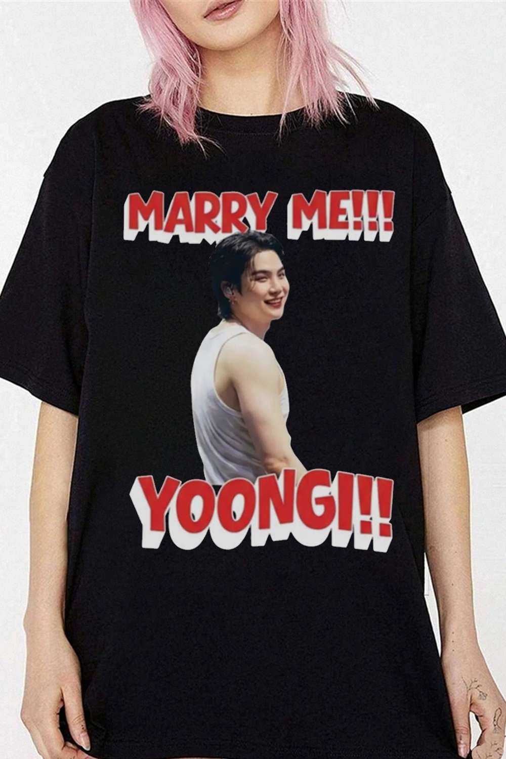 BTS Suga Marry Me Shirt