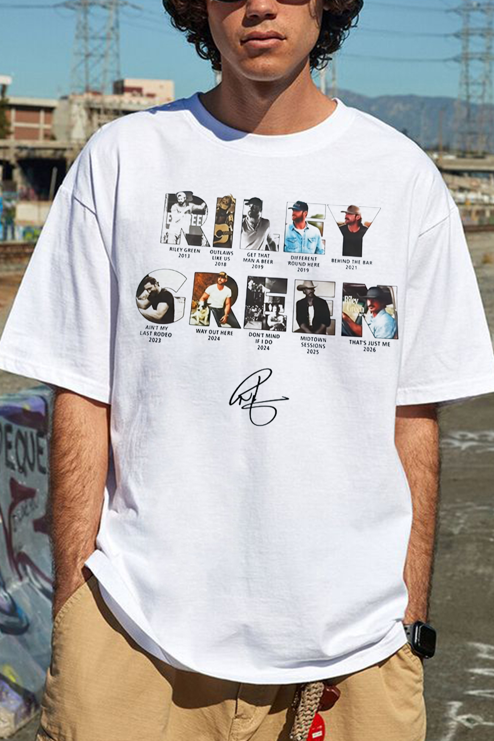 Riley Green Signature Country Music T‑Shirt