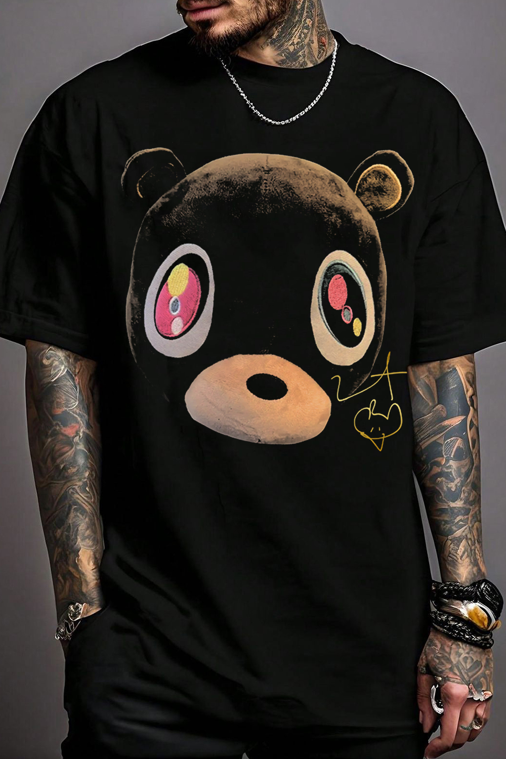 Kanye Graduation Bear Face T-Shirt