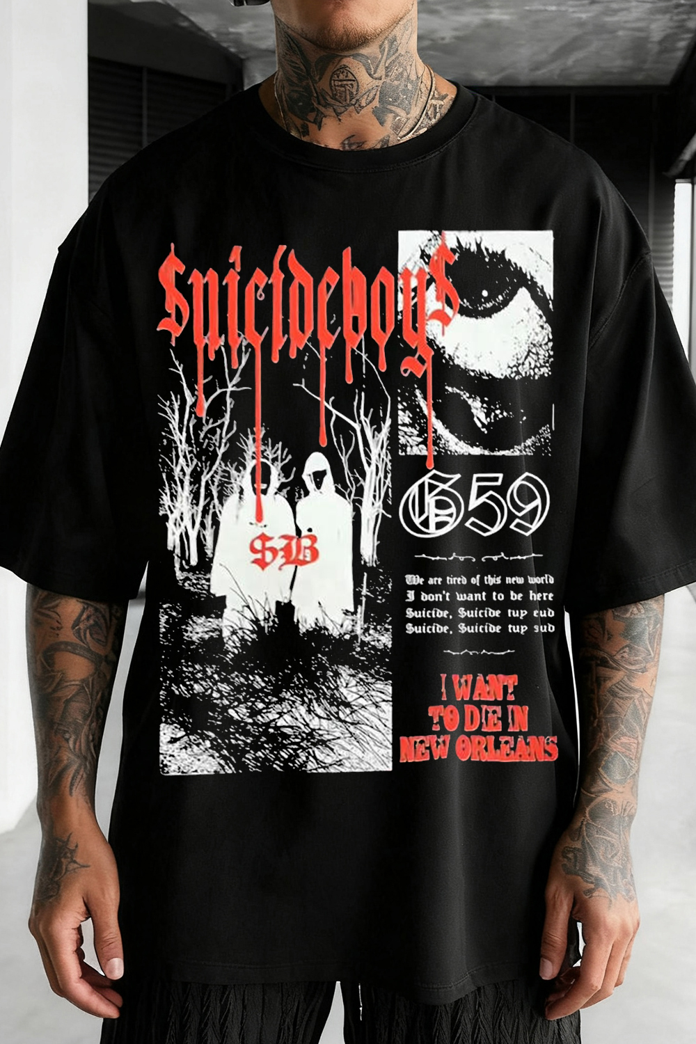 Uicideboys Music Grey59 Tee